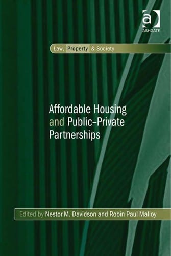Affordable housing and public-private partnerships