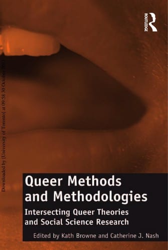 Queer Methods And Methodologies