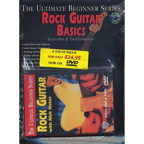 Ultimate Beginner Rock Guitar Basics Mega Pak Book, CD & DVD