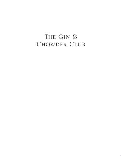 The Gin & Chowder Club