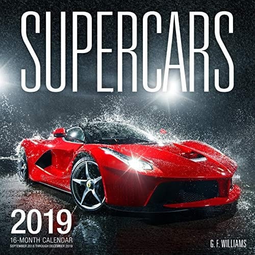 Supercars 2019: 16 Month Calendar September 2018 Through December 2019
