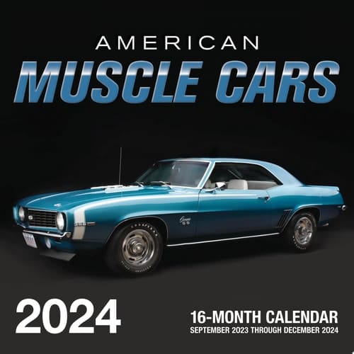 American Muscle Cars 2024 16-Month Calendar: September 2023 to December 2024