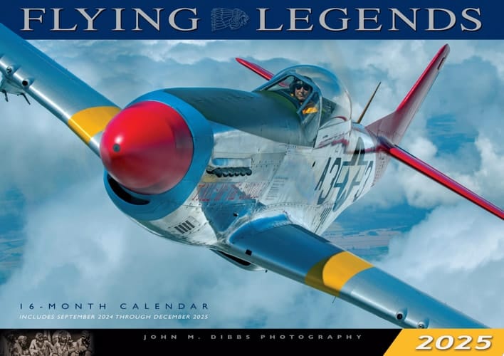 Flying Legends 2025 16-Month Calendar: September 2024 to December 2025