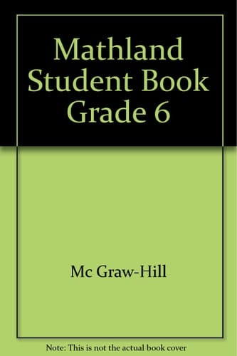 Mathland Student Book Grade 6