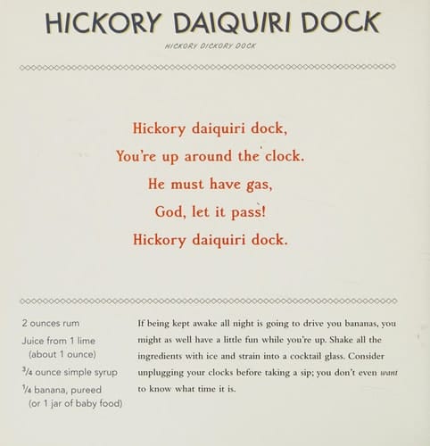 Hickory Daiquiri Dock Cocktails with a Nursery Rhyme Twist