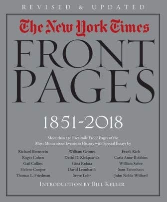 The New York Times Front Pages, 1851-2018