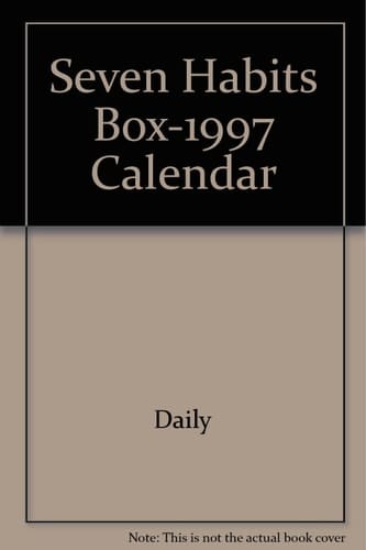 Seven Habits Box-1997 Calendar