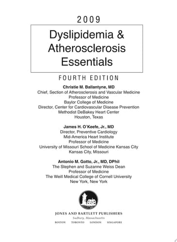 Dyslipidemia & Atherosclerosis Essentials 2009