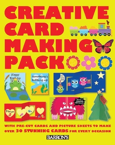 The Creative Card Making Pack Blank Cards, Decoupage, Stencils, Stickers