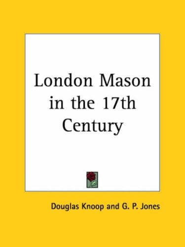 London Mason in the 17th Century 1935