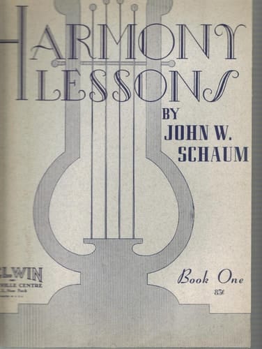 Schaum Harmony Lessons