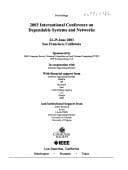 Proceedings DSN 2003 22-25 June 2003, San Francisco, California