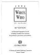 Who's Who in Canada, 1995