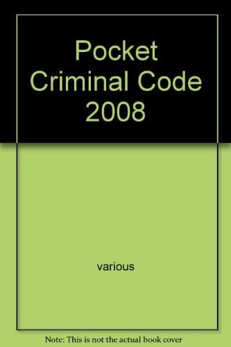 Pocket Criminal Code 2008