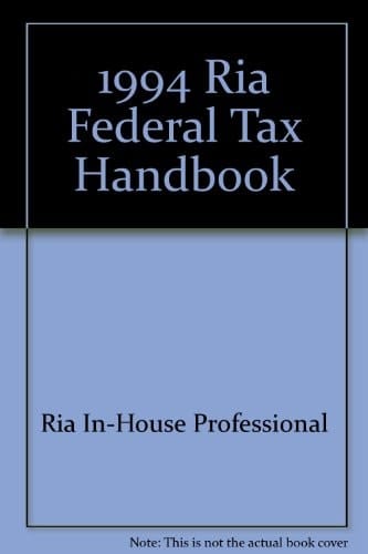Ria Federal Tax Handbook
