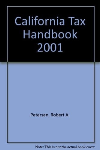 RIA California Tax Handbook 2001