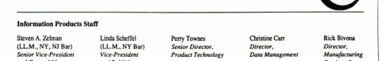 RIA Federal Tax Handbook