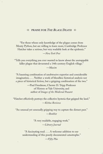 The Black Death A Personal History