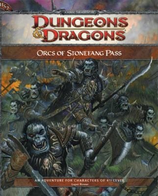 Dungeons Dragons Orcs Of Stonefang Pass