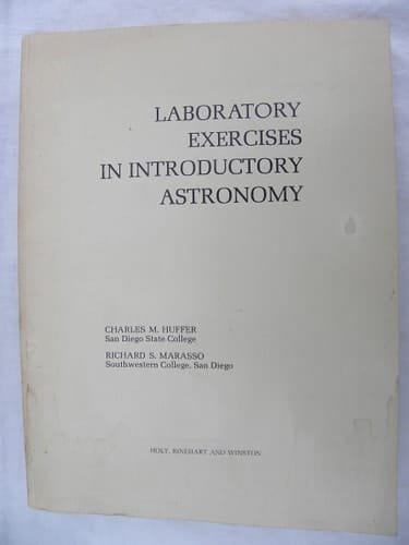 Introductory Astronomy Laboratory Exercises