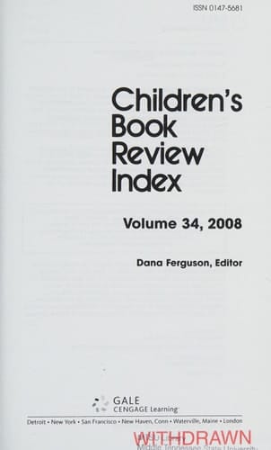 Children's Book Review Index 2008