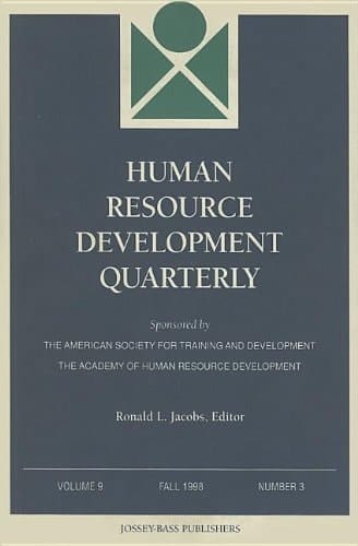 Human Resource Development Quarterly, Fall 1998