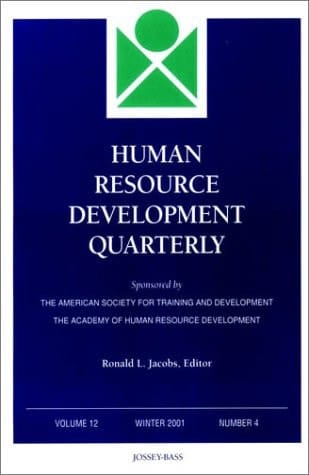 Human Resource Development Quarterly 2001