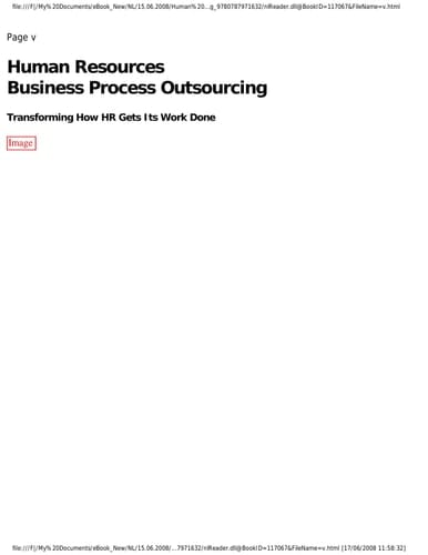 Human Resources Business Process Outsourcing Transforming How HR Gets Its Work Done