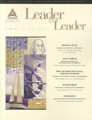 Leader to Leader (LTL), Volume 38, Fall 2005