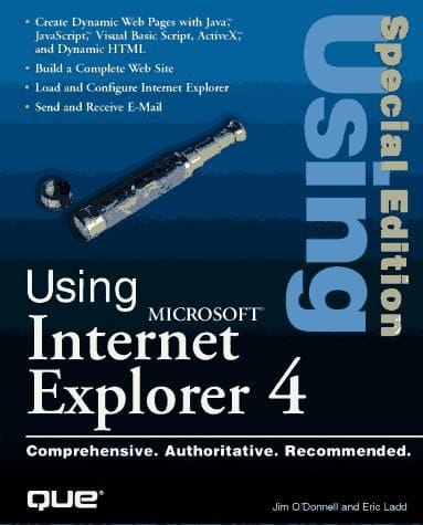Using Microsoft Internet Explorer 4