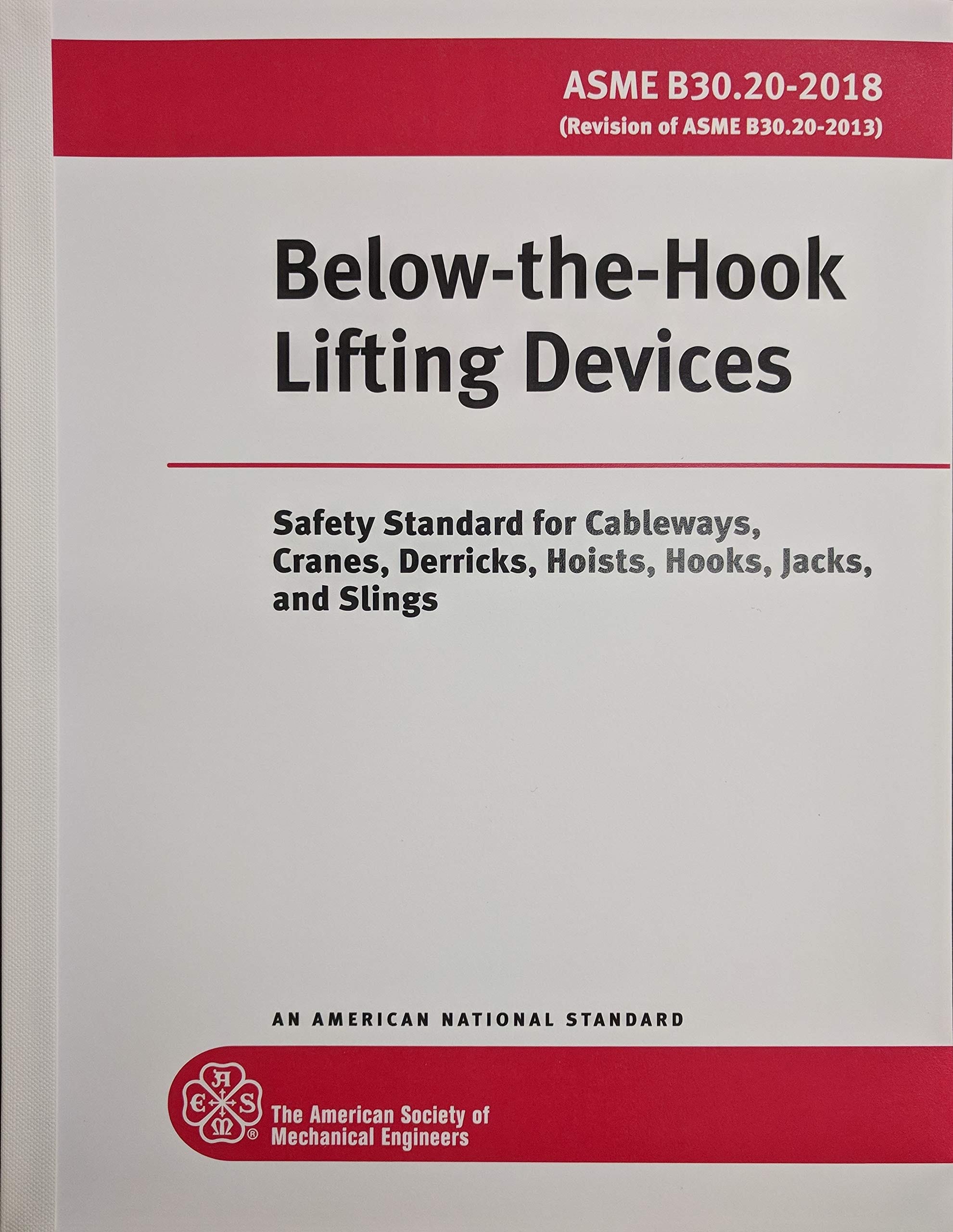 Below-the-Hook Lifting Devices (B30.20 - 2013)