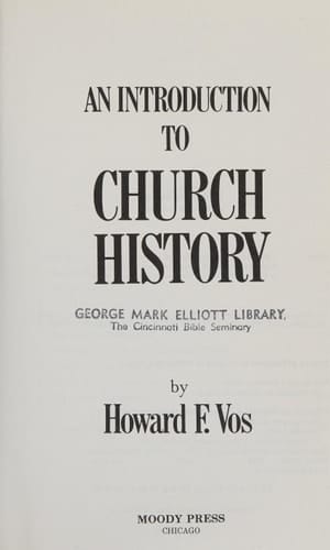 An Introduction to Church History