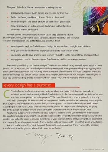 True Woman 201 Interior Design - Ten Elements of Biblical Womanhood (True Woman)