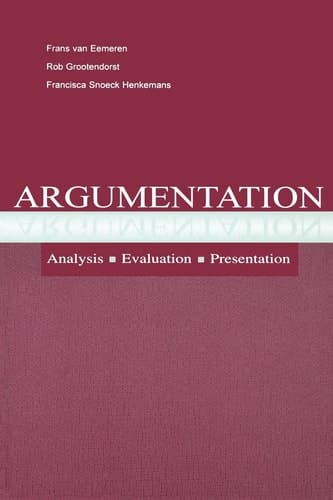 Argumentation Analysis, Evaluation, Presentation