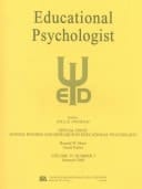 School Reform and Research in Educational Psychology: A Special Issue of the educational Psychologist