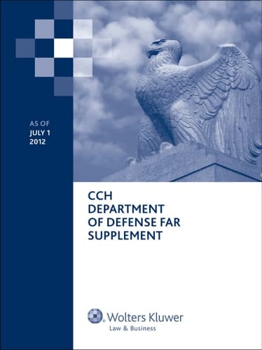 Department of Defense Far Supplement (Dfars) as of July 1, 2012