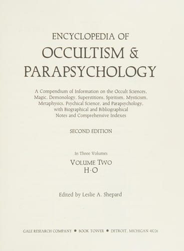 Encyclopedia of Occultism and Parapsychology