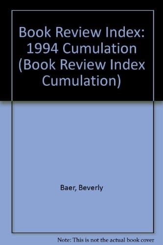 Book Review Index 1994 Cumulation