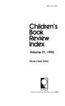 Children's Book Review Index 1995 Cumulative