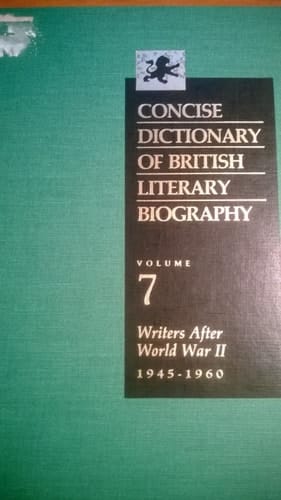 Writers after World War II 1945-1960