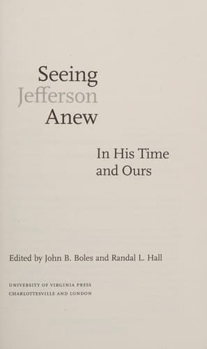 Seeing Jefferson Anew