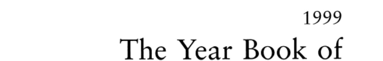 1999 Yearbook of Pulmonary Disease