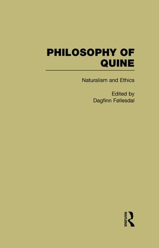 The Philosophy of Quine Vol. 4 Ontology