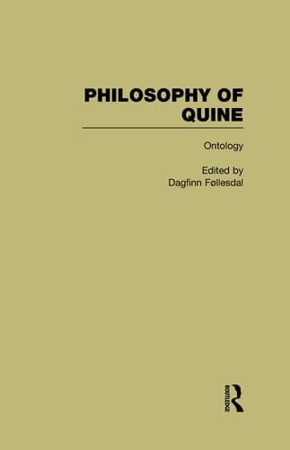 Philosophy of Quine: Ontology