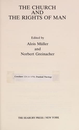 The Church and the Rights of Man