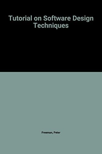 Tutorial on Software Design Techniques