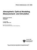Atmospheric Optical Modeling, Measurement, and Simulation (Proceedings of Spie)