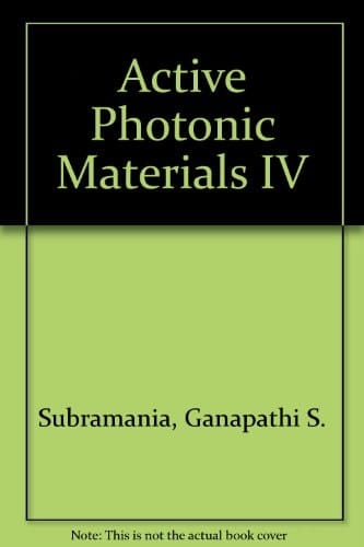 Active Photonic Materials IV 22-25 August 2011, San Diego, California, United States