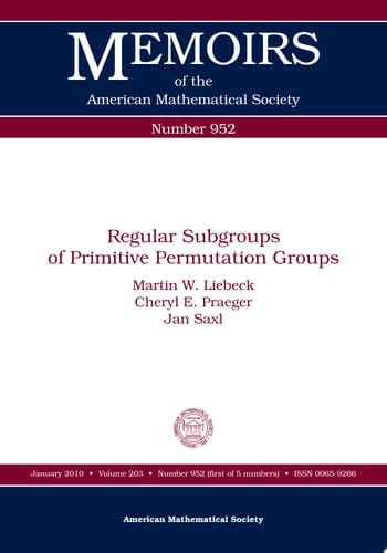 Regular Subgroups of Primitive Permutation Groups