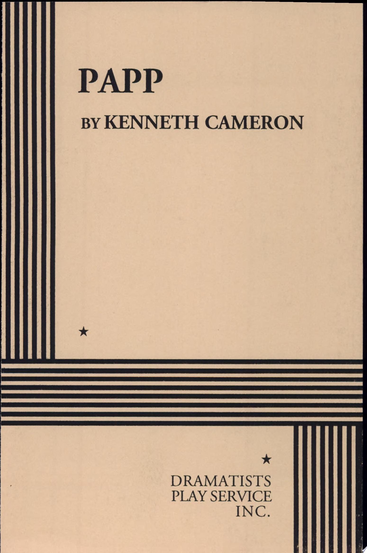 Papp A Comedy in Two Acts